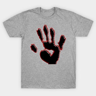 palm print hand fingers T-Shirt